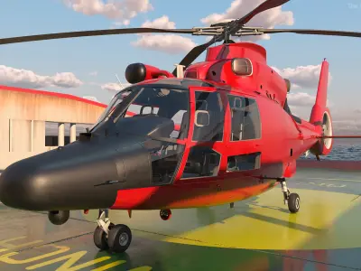  Bylgia Anchor Handling Tug with Helicopter 