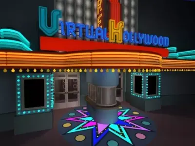 oldTheatre virtual hollywood Free 3D model