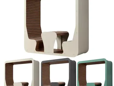 Outdoor gazebo  3D model