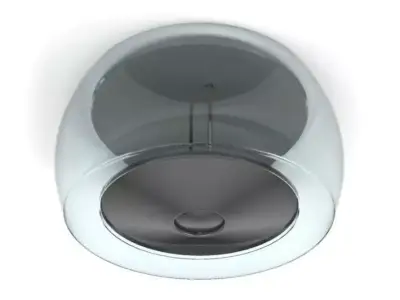Modern Glass Ceiling Lamp 3D model