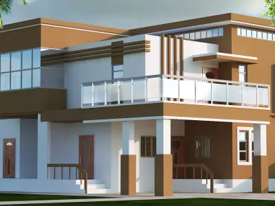 Exterior house 3D model