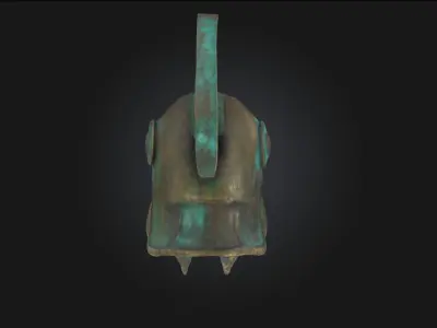 Ancient Warriors Helm  Relic of a Forgotten Champion 3D model
