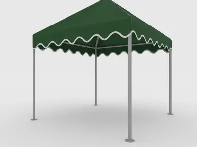 Gazebo Tent 12 250 cm X 250 cm 3D model