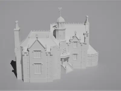 Haunted Mansion Magic Kingdom Replica 3D print model
