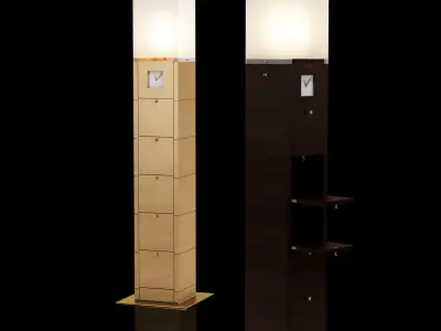 Giorgetti Meo longcase cabinet 3D model