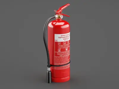 Fire Extinguisher 3D model 28