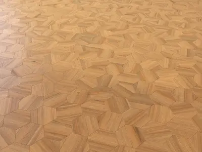 Parquet - Laminate - Wooden floor Low-poly 3D model 12