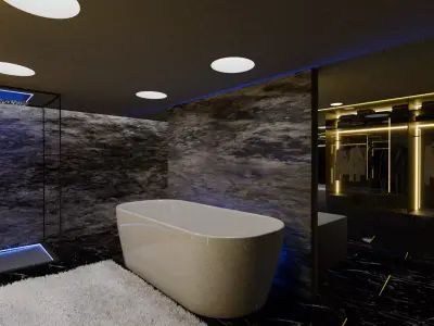 Hotel room 3D model shop