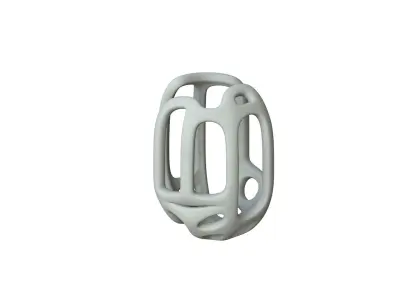 SciFi Cube Object No 15996 Low Poly Shape Texture
