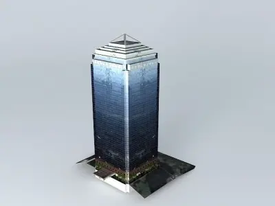 Plaza BRI II 3D model