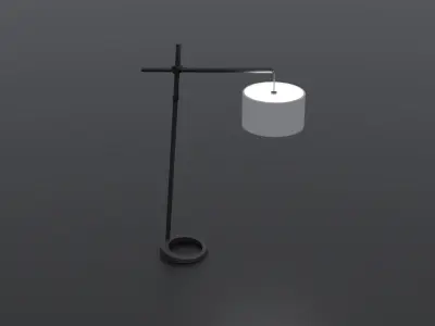 Low Poly Floor Lamps Pack Low-poly 3D model