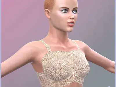 Eva Adventurer Light Version Low-poly 3D model