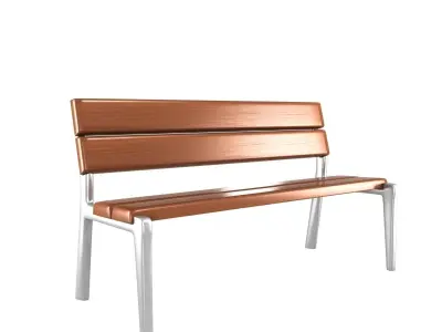 Modern Bench collection 6 3D model
