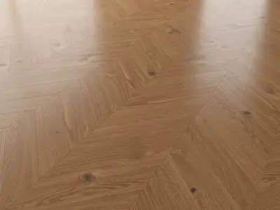 Parquet Oak Nut WWL set 4 3D model