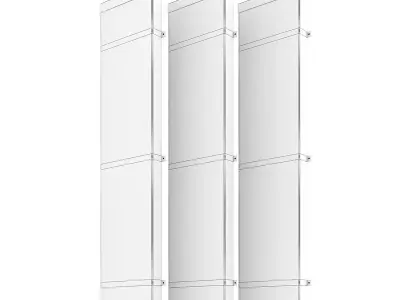 Acoustic ceiling panel downlight 3D model