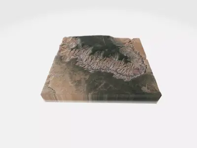 GRAND CANYON - USA - 3D MAP 3D print model