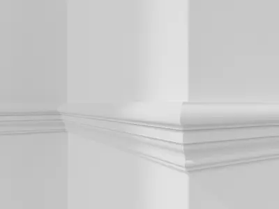 Wren Period - Early Georgian Transitional- Dado Rail Collection 3D model