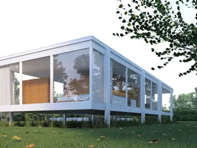Farnsworth House 3D model