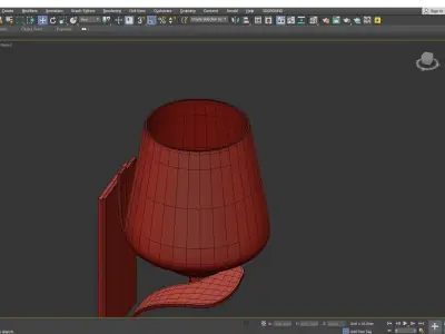 Antasia Wall Sconce Low-poly 3D model
