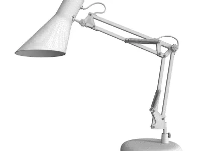 Norden 01032-1 gray office table lamp 3D model