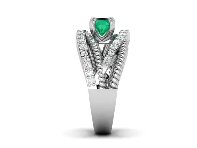 Women Ring 3D print model 89