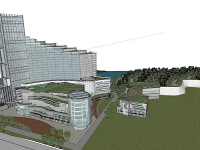 vacation spot-Resort-Fashion Leisure Hotel-0189 3D model