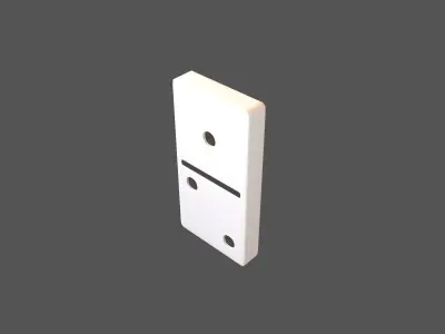 Dominoes V3 Pack 01 Low-poly 3D model