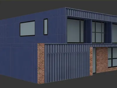 AB House Free low-poly 3D model