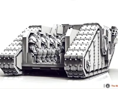 Tempest Legion - Charon Troop Transport 3D print model