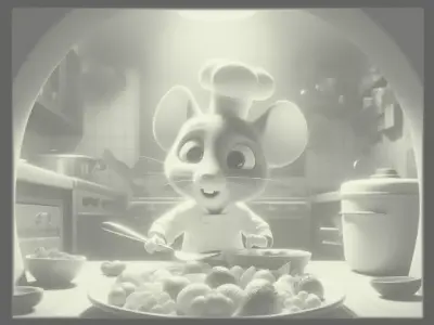 Mouse Chef 3D print model