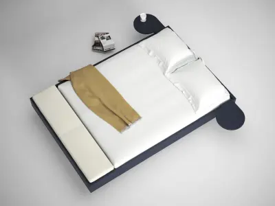 Siamo 04 Bed 3D model