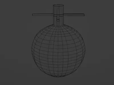 Modern Lamp Low-poly 3D model