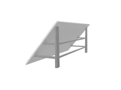 Solar Panel v1 003 Low-poly 3D model