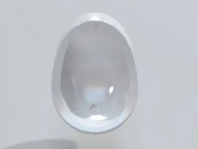 Public Urinal       Restroom Bathroom Toilet Low-poly 3D model