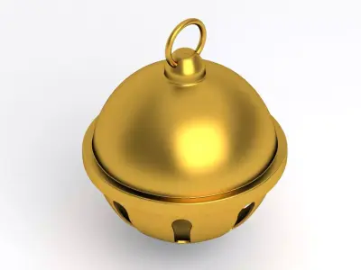 Jingle bell Gold 3D model