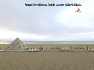 Ancient  Egypt  Temple  3d Model 3D model