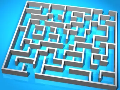 labyrinth maze 3D model