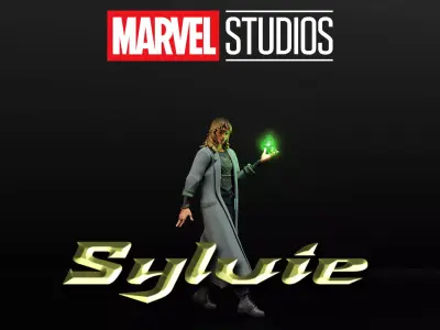 Sylvie Laufeydottir Low-poly 3D model