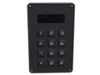 Digital Combination Lock Low-poly 3D model