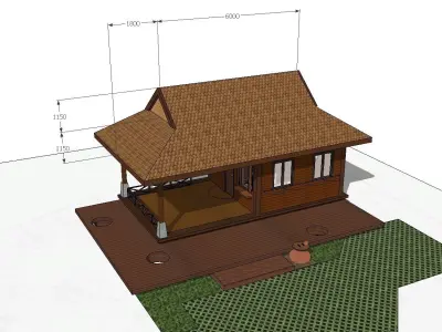 Tropical pavilion version 1 3D model
