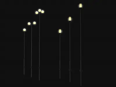 Street lights  3D model