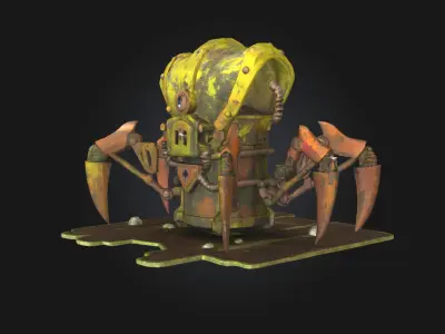 Rusty Sentinel  Guardian of Forgotten Times 3D model