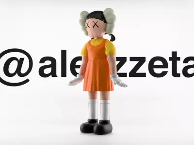  Kaws YOUNG HEE Squid Game Season 2 Textured Low-poly 3D model