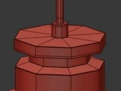 Untitled pendant lamp 3D model purchase