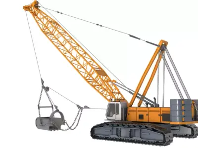 Mining Machinery Equipment Pack 3D model