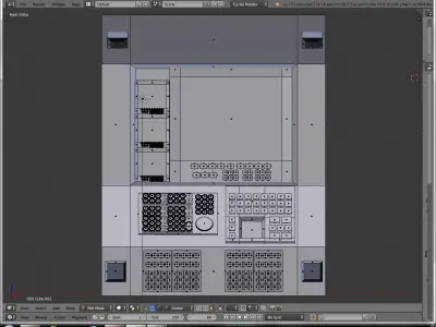 Terminal Computer Interface Module Sci Fi Prop Electronic 4k Tex Low-poly 3D model