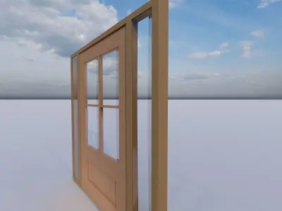 Modern door Free 3D model purchase