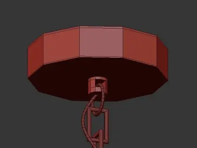 Crystal lantern 3D model