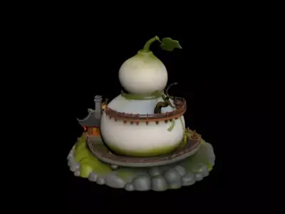 Gourd Homestay 3D model