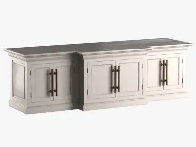 PANEL MEDIA CONSOLE 3D model